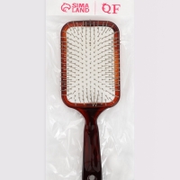 Расчёска массажная, широкая, 9 &times; 24,5 см, цвет &laquo;янтарный&raquo;