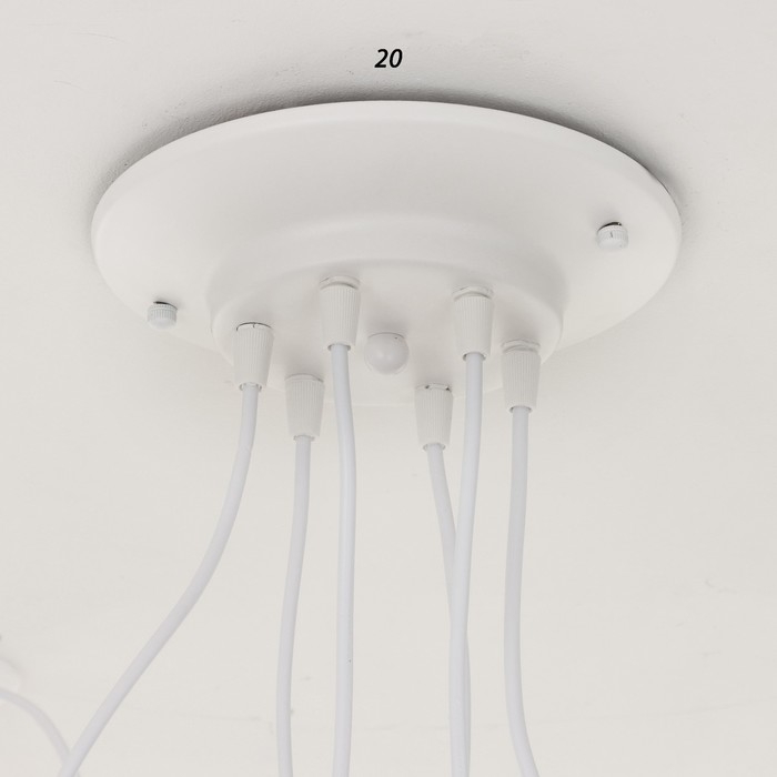 Светильник "Паук" 6x40Вт E27 белый BayerLux