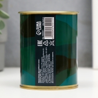 Подарочные носки в банке &laquo;Для любимого папы&raquo;, (внутри носки мужские, цвет чёрный)