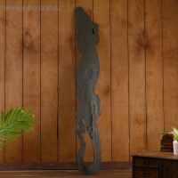 Панно декоративное "Ящерица геккон" 97х15х1,5 см МИКС