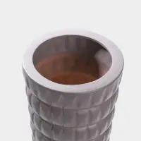 Ваза напольная керамика "Барто" 58х15 см, серый