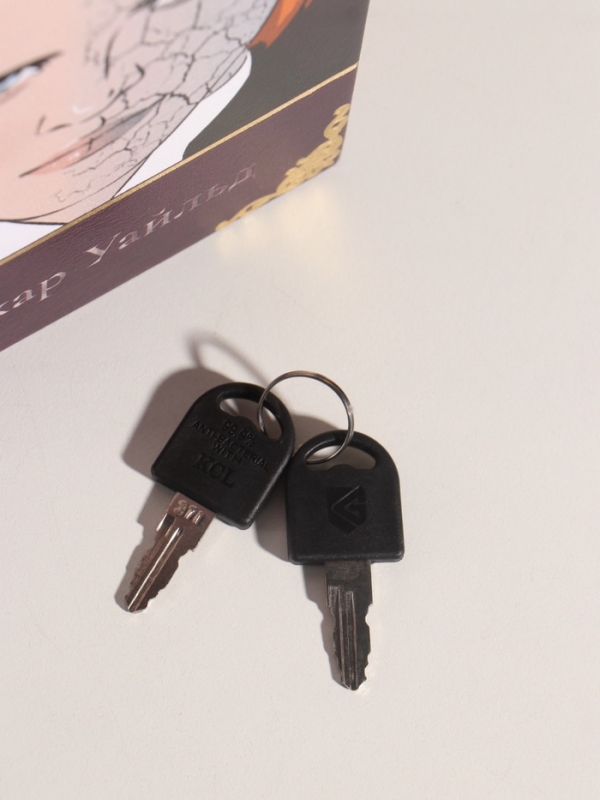 Сейф-книга дерево кожзам "Оскар Уайльд. Портрет Дориана Грея" тиснение 21х13х5 см