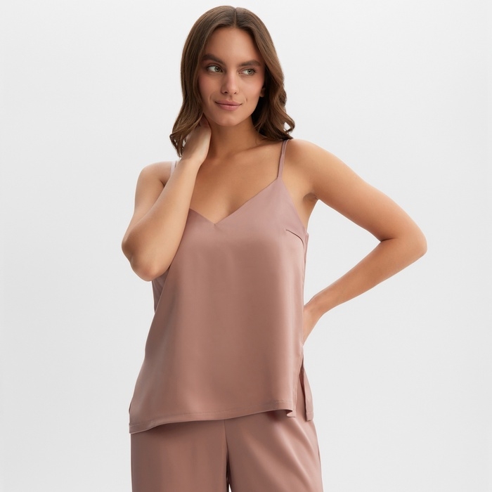 Комплект женский (майка, брюки) KAFTAN Комплект женский (майка, брюки) KAFTAN "Silk" р. 42, пудровый