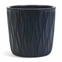Кашпо со вставкой 2,3 л d15,7 см h15,2см "Desert" пластик серый