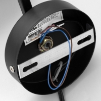 Бра с выключателем на проводе "Пиатти" LED 12Вт 4000К черный 15х26х16см