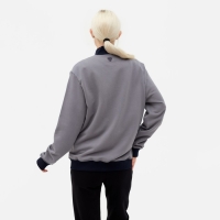 Толстовка на молнии President, размер XXL, цвет серый