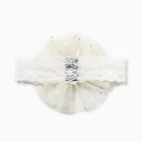 Повязка на голову Крошка Я "Цветочек", 20 см, цвет кремовый Повязка на голову Крошка Я "Цветочек", 20 см, цвет кремовый