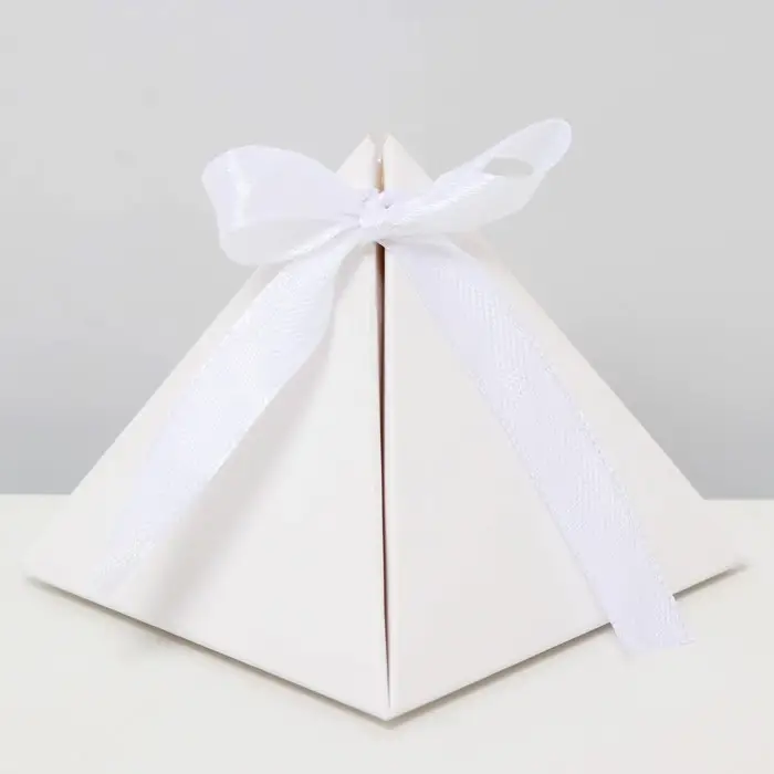 Бонбоньерка, 7.2&times;7.2 см, белая