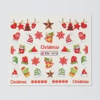 Слайдеры для ногтей &laquo;Christmas&raquo;, разноцветные