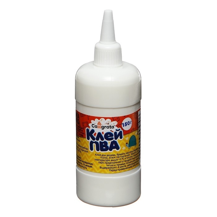 Клей ПВА Calligrata, с дозатором, набор из 4 шт по 45, 65, 85, 150 грамм Клей ПВА Calligrata, с дозатором, набор из 4 шт по 45, 65, 85, 150 грамм