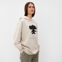 Толстовка KAFTAN Чебурашка размер 40-42, бежевый Толстовка KAFTAN Чебурашка размер 40-42, бежевый