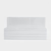 Горка 2 ступеньки 40&times;21&times;20 см, оргстекло 3 мм, В ЗАЩИТНОЙ ПЛЁНКЕ