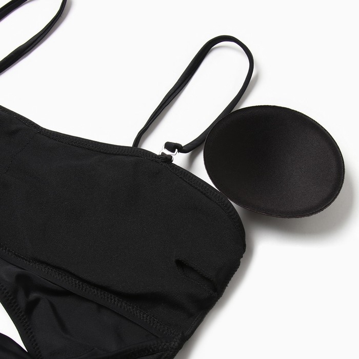 Купальник слитный женский MINAKU цвет чёрный, размер 48