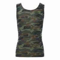 Майка мужская, цвет хаки/камуфляж, размер 48