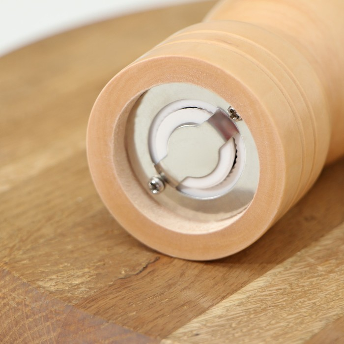 Мельница для специй Доляна &laquo;Дуновение леса&raquo;, 25&times;4,8 см, керамический механизм, цвет светлое дерево