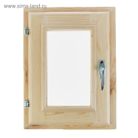 Окно, 40&times;30см, двойное стекло, из хвои