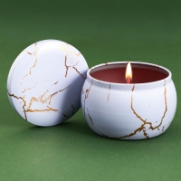 Новогодняя ароматическая свеча в банке &laquo;Новый год: Shine bright&raquo;, аромат бабл гам, 6 х 6 х 4 см.