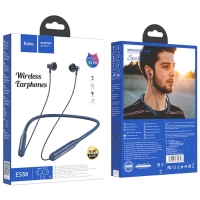 Наушники Hoco ES58, беспроводные, вкладыши, BT5.0, 200 мАч, микрофон, синие Наушники Hoco ES58, беспроводные, вкладыши, BT5.0, 200 мАч, микрофон, синие