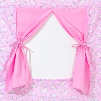 Ширма для кукольного театра «Единорожки на розовом», текстиль, р. 120 × 60 см Ширма для кукольного театра «Единорожки на розовом», текстиль, р. 120 × 60 см