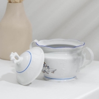 Сервиз фарфоровый чайный &laquo;Гуси&raquo;, 14 предметов