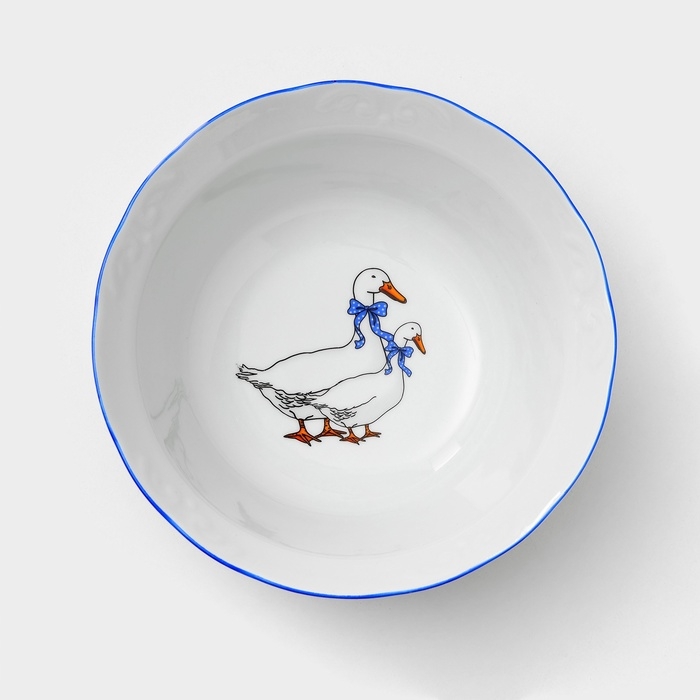 Сервиз фарфоровый столовый &laquo;Гуси&raquo;, 48 предметов