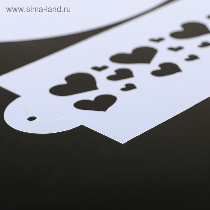 Трафарет кондитерский для украшения выпечки, 2 шт, 23&times;23 см