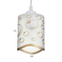 Светильник BayerLux 2448/1 E27 40Вт белый 10х10х13-113 см