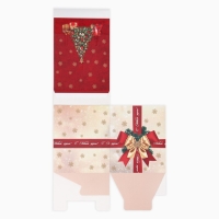 Подарочная коробка новогодняя складная с 3D эффектом «С Новым годом», ёлочка, 11 х 11 х 13 см, Новый год Подарочная коробка новогодняя складная с 3D эффектом «С Новым годом», ёлочка, 11 х 11 х 13 см, Новый год