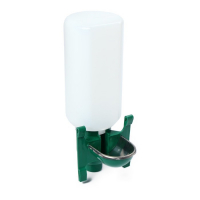 Поилка чашечная для домашней птицы, навесная, 2 л, металл, пластик, МИКС Поилка чашечная для домашней птицы, навесная, 2 л, металл, пластик, МИКС