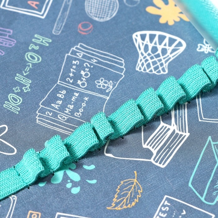 Пенал 1 секция, 140 х 200 х 40 мм, 2 откидные планки, тканевый, ПКТ 09-20-1 "Пушистый друг"