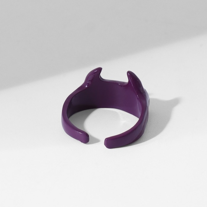 Кольцо &laquo;Монстрик&raquo; беззубик, цвет фиолетовый, безразмерное