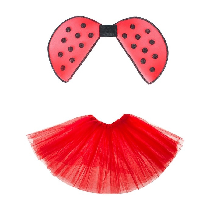 Карнавальный набор &laquo;Божья коровка&raquo;, юбка, крылья