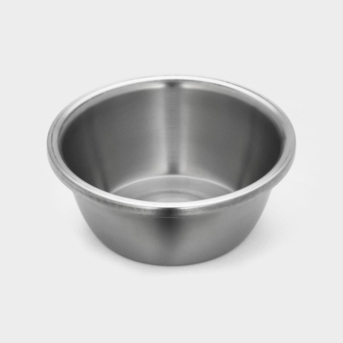 Миска из нержавеющей стали &laquo;Проф&raquo;, 2,3 л, 22&times;9 см, матовая, толщина стали 0,6 мм