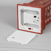 Светодиодная фигура &laquo;Девочка и снеговик&raquo; 9 &times; 20 &times; 8 см, пластик, батарейки ААх3 (не в комплекте), USB, свечение тёплое белое