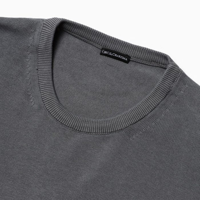 Джемпер мужской, цвет антрацит, размер 54 (3XL) Джемпер мужской, цвет антрацит, размер 54 (3XL)