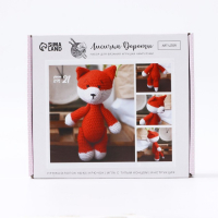 Набор для вязания. Амигуруми: мягкая игрушка «Лисичка Дороти», 21 см Набор для вязания. Амигуруми: мягкая игрушка «Лисичка Дороти», 21 см