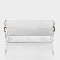 Контейнер для хранения &laquo;Нежность&raquo;, 28&times;11&times;9,5 см, цвет прозрачный