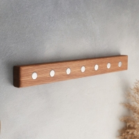 Держатель для ножей магнитный Adelica, 38 см, на 7 ножей, дуб