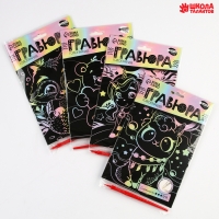 Гравюра детская. Набор гравюр &laquo;Милые животные&raquo;, А4, 4 шт