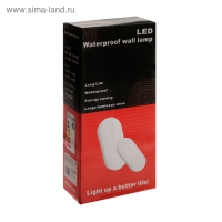 Светильник светодиодный герметичный 18 Вт, 1700 Лм, IP65, 6500К, 220 В, ОВАЛ