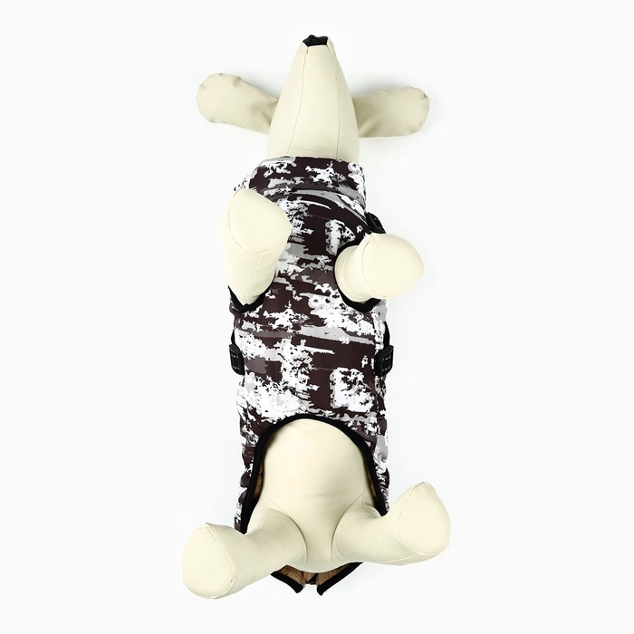 Одежда для собак. Куртка зимняя «Тёплая зима», камуфляж, размер XL Одежда для собак. Куртка зимняя «Тёплая зима», камуфляж, размер XL