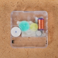 Часы-картина настенные модульные "Закат", 30 х 40 см, бесшумные, триптих