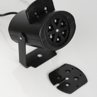 Световой прибор &laquo;Снежинки и игрушки&raquo;, 2 картриджа, свечение мульти, 220 В