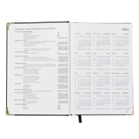 Набор подарочный deVENTE.Bellagio: ежедневник датированный 2024 года, А5, 176 листов, твёрдая обложка, блок 70 г/м2, чёрный + шариковая ручка Набор подарочный deVENTE.Bellagio: ежедневник датированный 2024 года, А5, 176 листов, твёрдая обложка, блок 70 г/м2, чёрный + шариковая ручка