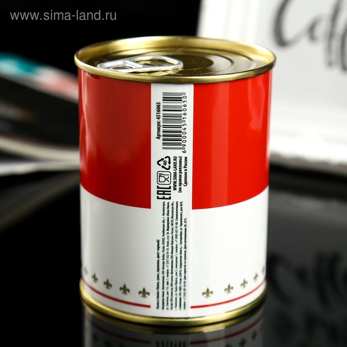 Носки в банке "Тепло, сухо"  (мужские, цвет черный)