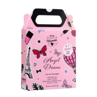 Подарочный набор косметики для женщин Happy Woman Angel Dreams: скраб для тела, 150 г + мист, 150 мл