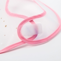 Нагрудник для кормления «Little» непромокаемый на липучке, внутри с конфетти, виды МИКС Нагрудник для кормления «Little» непромокаемый на липучке, внутри с конфетти, виды МИКС