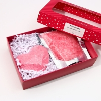 Подарочный набор косметики &laquo;Уведомление&raquo;, соль для ванны 150 г и бомбочка для ванны 80 г, ЧИСТОЕ СЧАСТЬЕ