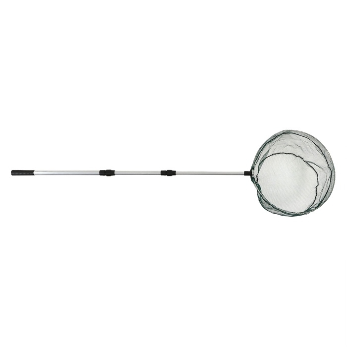 Подсачник складной телескопический П-12, 210 см, круглый обод 35 см, капрон