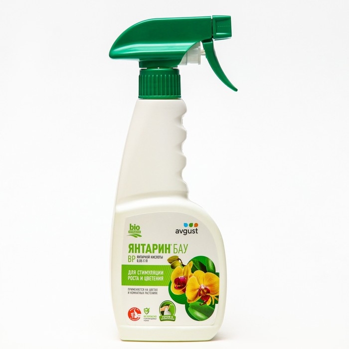 Регулятор для роста растений Янтарин БАУ, спрей, 500 мл Регулятор для роста растений Янтарин БАУ, спрей, 500 мл
